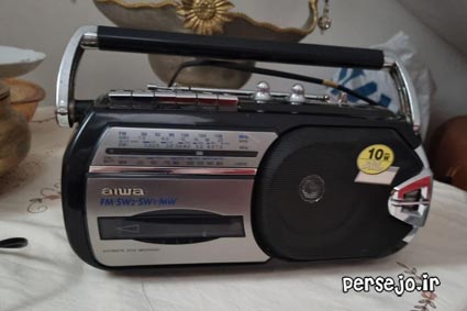 رادیو ضبط آیوا RM77 سالم و باقید ضمانت