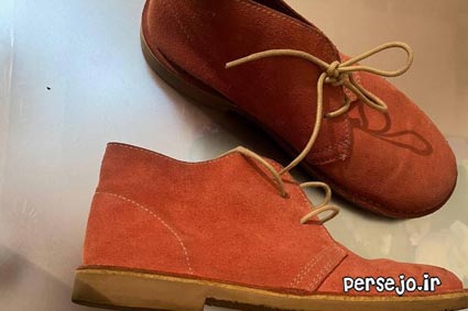 کفش چرم طبیعی نبوک تولید اسپانیا سایز ۳۹ اورجینال