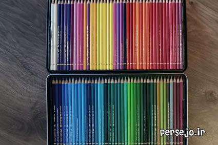 مداد رنگی فابرکاستل پلی کروموس ۱۲۰ رنگ اصل آلمان
