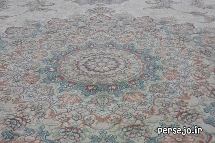 ۲ جفت فرش ۹ متری گل برجسته