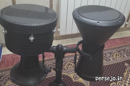 طبل باکیفیتو تمیز فقط یک بار استفاده شده ست کامل